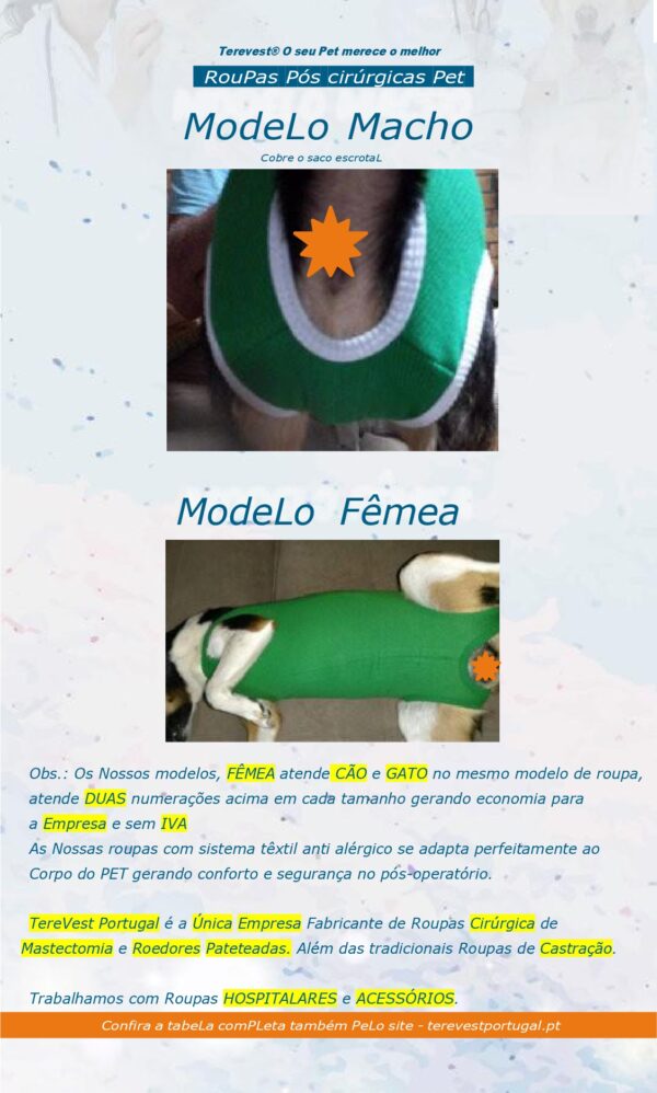 Roupa Pós-Cirúrgica para Cães Membros Inferiores e Posteriores – Ortopédicas - Image 9